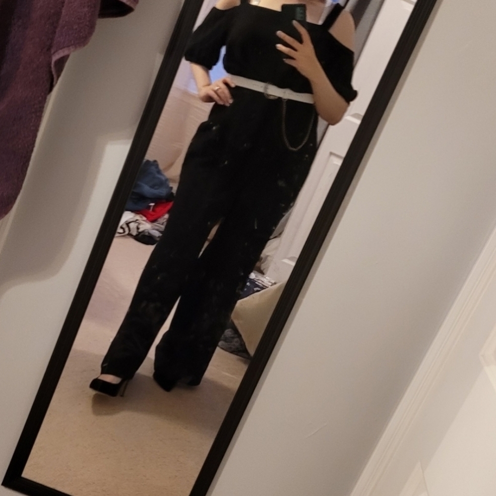Black jumpsuit